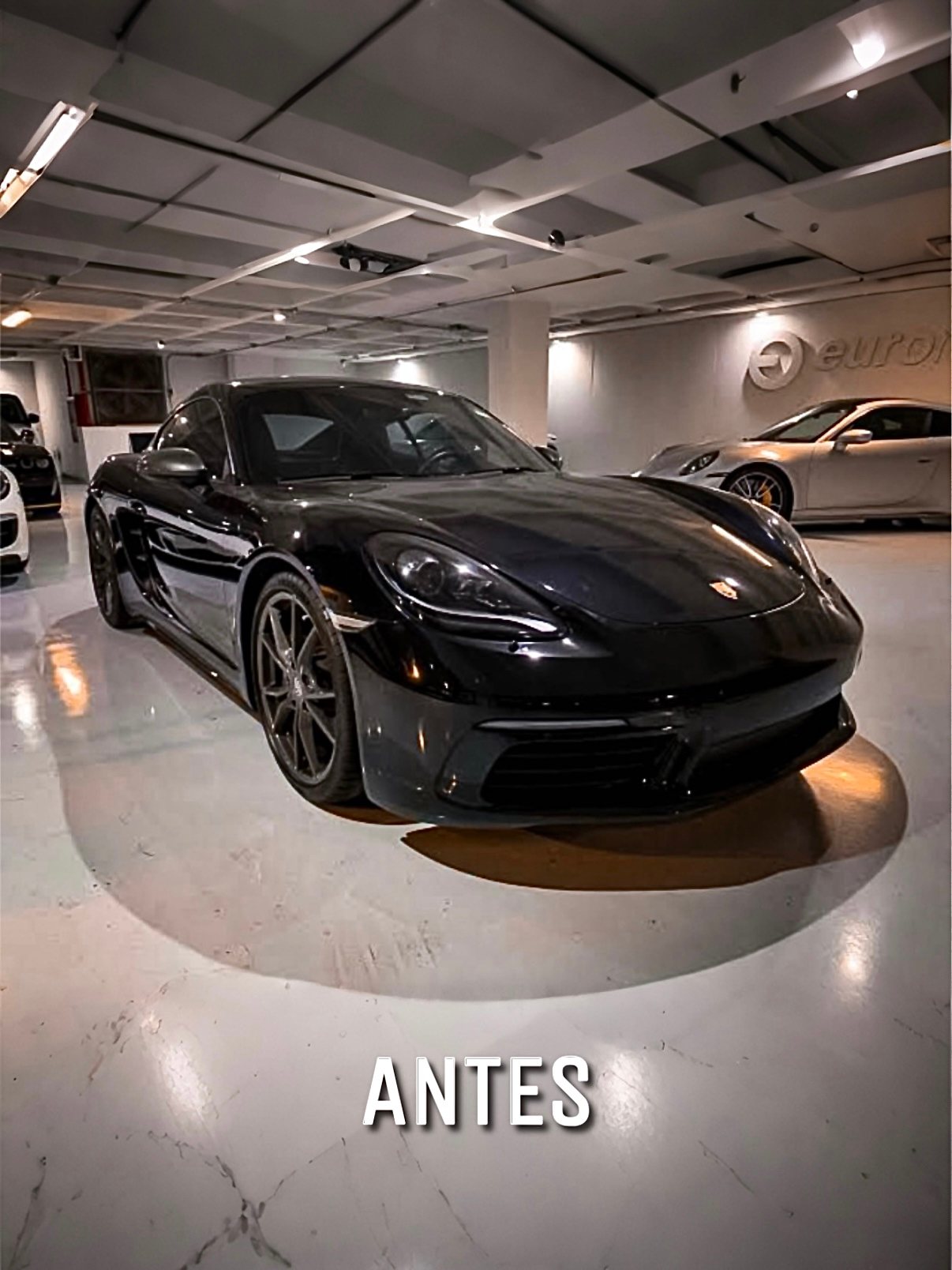 Registro del Porsche 718 antes de la conversión exterior.