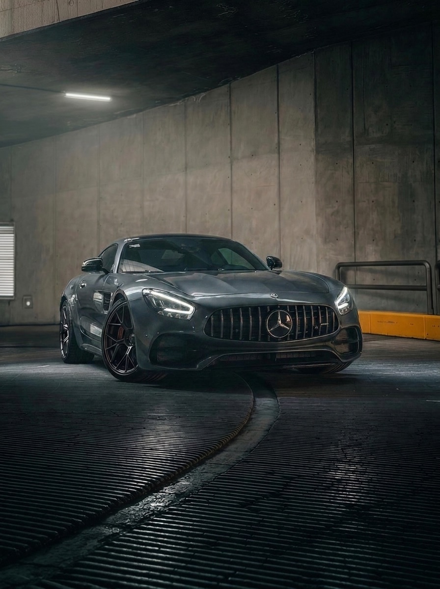 Visualización: el mismo AMG GT antes del cambio de color